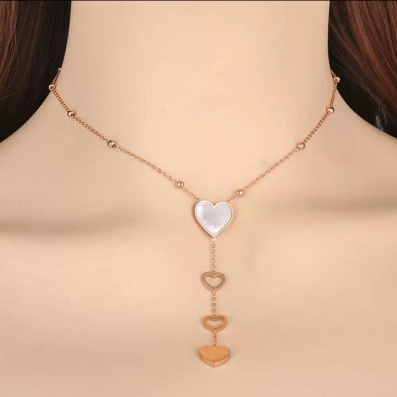 Titanium Heart Pendant Necklace - Picture 4 of 4